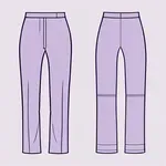 matching lilac pants image